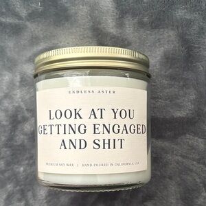 Endless Aster Engagement Candle Wedding Bride NEW 16oz